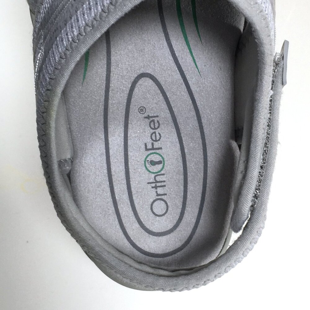 Orthofeet Maui Fisherman Sandals Womens Size 9.5 D Wide Gray 802 - Picture 9 of 9